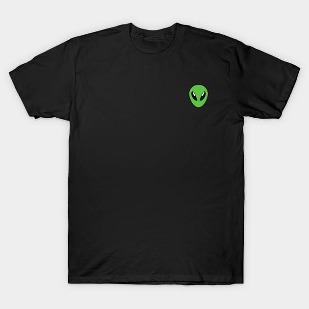 Little Green Alien T-Shirt by FunnyStylesShop